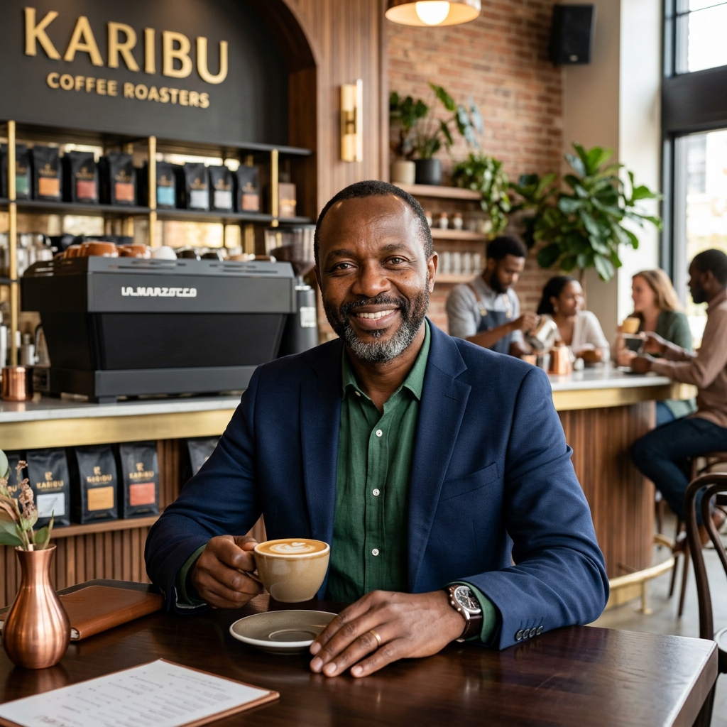 David Omondi - Kenyan Coffee Shop Owner