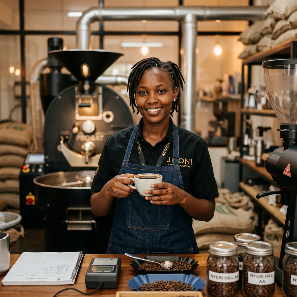 Sarah Wambui - Kenyan Coffee Roaster